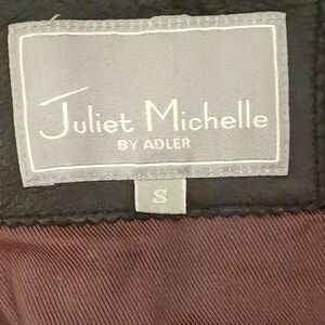 Juliet Michelle Leather Jacket - Black and Brown